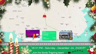 Tracking Santa LIVE - 2022 - Google Santa Tracker (PART 2/4)