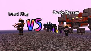 Dead King vs Goety Bosses  Minecraft  Mob Battle