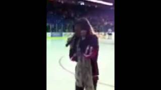 Zendaya Sings National Anthem in IL!