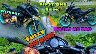 First time riding pulsar ns200😍|full off-roading