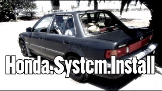 HOW TO: Honda Civic Amplifier Install: Joey's First System!