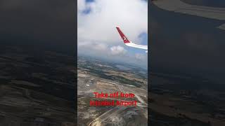 Turkish Airlines taking off from Istanbul (IST) #airport