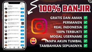 Sangat Mudah!🔥 Cara Menambah Followers Instagram Gratis Permanen Sepuasnya