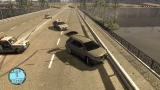 GTA IV Криминальная Россия | Toyota Harrier против полиции car chase scene