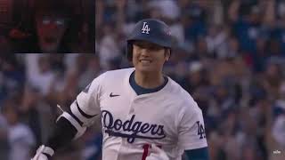 Leach reacts to San Diego Padres VS Los Angeles Dodgers NLDS Game1!