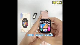 HK21 🔥🔥 2.01 inch Big Display | 6 Dials | Stock Market | Timer | #smartwatch #applewatch #shorts