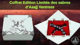 Revue du coffret édition limitée des sabres laser d'Asajj Ventress