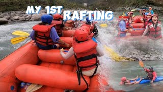 My 1st rafting 🚣‍♂️ || Jhandae river guide lae rescue ⚠️ garnu pareko🥶