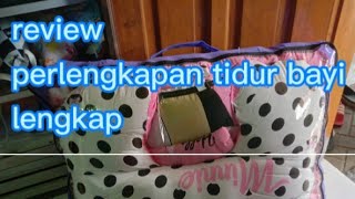 review perlengkapan tidur bayi lengkap,tanpa box bayi