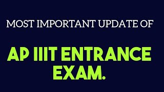 AP IIIT UPDATE