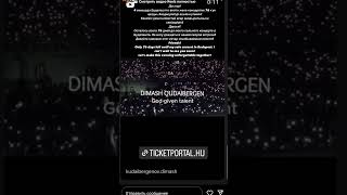 Dimash Qudaibergen concert in Budapest 2024 #new #dimashkudaibergen #reels #kazakhstan