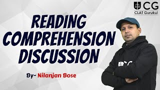 Reading Comprehension Discussion | By - Nilanjan Bose