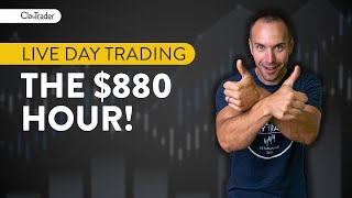 [LIVE] Day Trading | The $880 Hour!