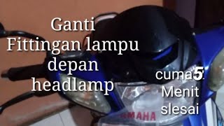 Lampu redup walau rpm tinggi ini masalah nya  yamaha vega r motor yamaha tua