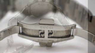 GUCCI Men's 101M Chrono Diamond Bezel Watch