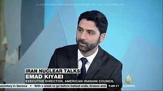 Emad Kiyaei discusses the Iranian nuclear negotiations on Al Jazeera America