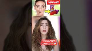 YASAKLANAN EN TEHLİKELİ ŞEKERLEMELER! 🍭🚫 #shorts #tiktok #bilgi #fyp