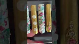 ASMR # nailart #nailfoils #nails #asmrsounds #pressonails