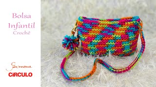 Bolsa de Crochê Infantil Lhama Passo a Passo Professora Simone #crochet #crochê #croche