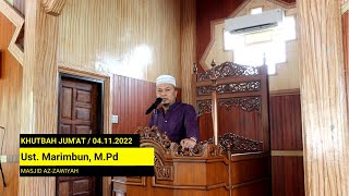 Khutbah Jum'at | Ust. Marimbun, M.Pd