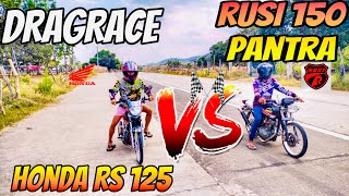 Rusi 150 pantra vs Honda Rs 125 | 300 Meters Dragrace