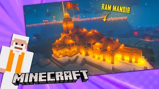 We Built RAM MANDIR In Minecraft