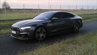 WALKAROUND AUDI A7  S7 4K 2019 DAYTONA GREY BY THE EVENING