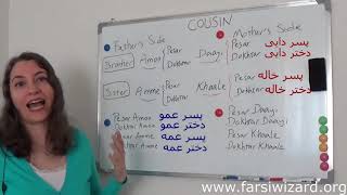 Farsi / Persian Lesson: Cousins in 8 Versions! (85)