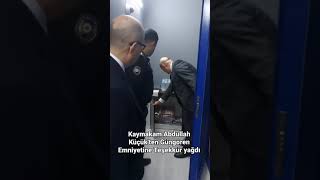 Kaymakam Abdullah Küçük'ten Güngören Emniyetine Teşekkür yağdı