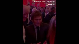 Argentina's Milei attends Trump gala at Mar-A-Lago, becomes 1st leader to meet Trump since election