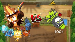 God Boosted MOAB Domination vs 100 ZOMG’s BTD6