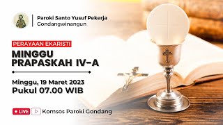 PERAYAAN EKARISTI MINGGU PRAPASKAH IV A - Minggu, 19 Maret 2023