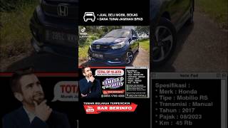 JUAL MOBIL BEKAS HONDA MOBILIO RS MT 2017 #shorts #shortvideo #mobilbekasmurah #jualmobilbekas