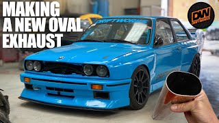 Making a new oval exhaust for my DTM inspired BMW E30 M3 track car