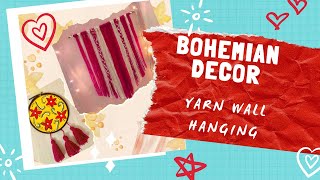 How to Make Macrame| Diy Macrame Wall| Bohemian| Wall Decor| Home Decor| Yarn Craft| Fun & Easy DIy