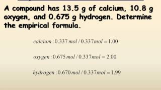 Empirical Formula