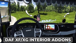 ETS2 1.47 DAF XF/XG Interior Addons By Virtual Service | Euro Truck Simulator 2