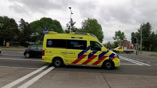 A1 Otaris CR Ambulance 02-133 Franeker met spoed naar het MCL vanaf Reanimatie Harlingen