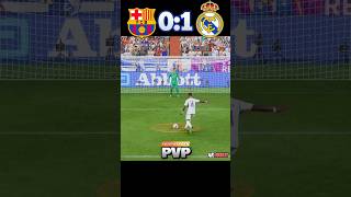 Epic Barcelona vs. Real Madrid PVP Penalty Shootout in EAFC24! 🔥 #shorts #youtubeshorts