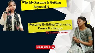 Resume building using CHATGPT And Canva  ||  #chatgpt #resume#canva #resumebulding#newzeninfotceh