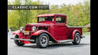 CLASSIC.COM Pro - 1934 Ford Model B Hot Rod Pickup - Walk around + Engine running