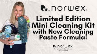 New from Norwex Limited Edition Mini Cleaning Kit with New Power Cleaning Paste formula!