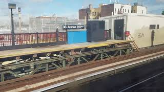 MTA NYCT: RARE Ditmars Blvd bound Q ride from Queensboro Plaza to Broadway