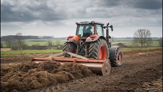 Pulling Dung with a Tractor!