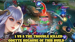 NEW BUILD ODETTE 1 VS 5 IT'S NOT EASY TO DIE. ODETTE PLAYERS MUST KNOW THIS BUILD