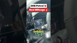 XUV 3XO Petrol ⛽️ Real Mileage Test #shorts #xuv3xo #automobile