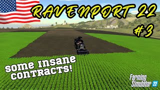 Tackling Insane Harvesting Contracts! | Ravenport 22 #3 | Farming Simulator 22