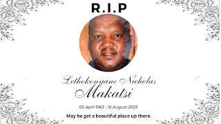 Lethokonyane Nicholas Makatsi Funeral Service