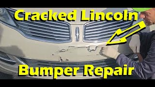 Mobile Cracked Bumper Repair Phoenix Arizona Lincoln MKZ