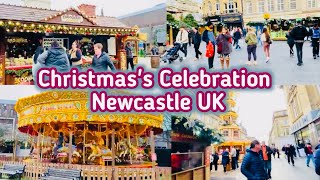 Newcastle Christmas Celebration Vlog | UK Christmas Vlog | Noor Ul Ain Vlogs